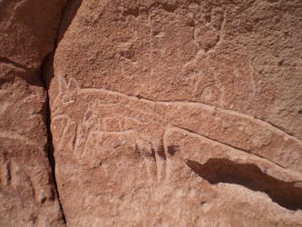 Rainbow Valley and Yerbas Buenas petroglyphs tour